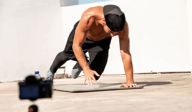 Influenceur fitness Nassim Sahili