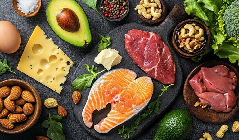 aliments d'un régime cétogène
