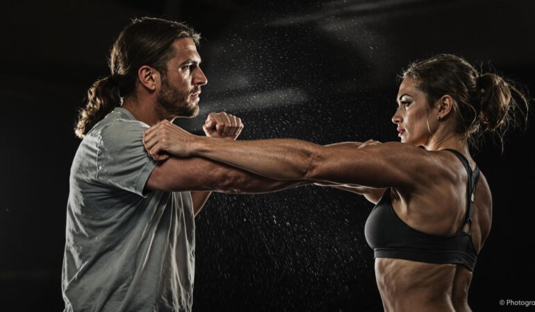 couple en séance de sport