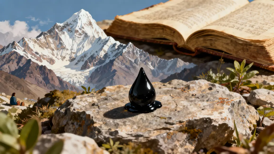 origine shilajit resine naturelle montagnes
