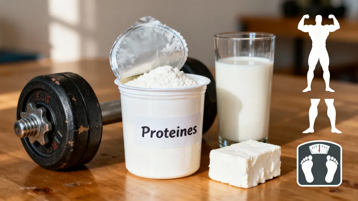 Yaourt fermenté, protéines, calcium, musculation sèche