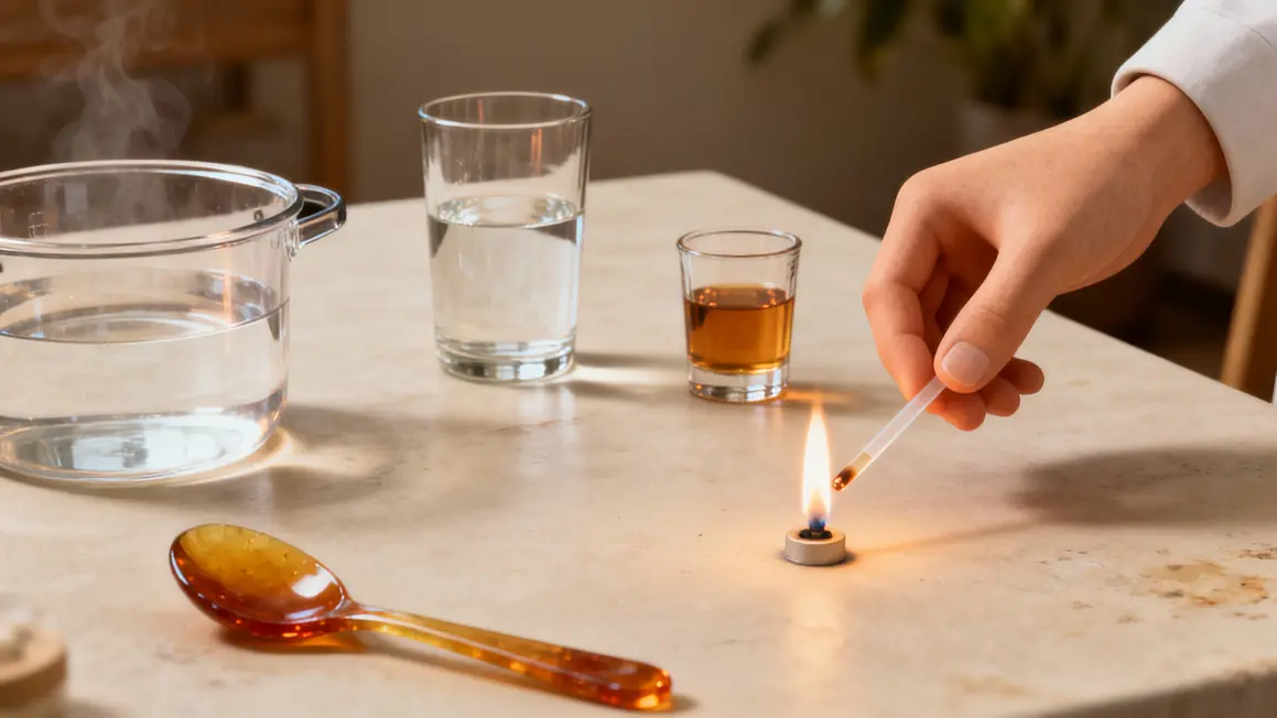 shilajit authentique test maison resine
