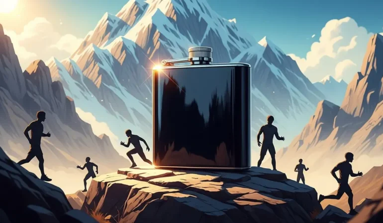 Illustration SEO shilajit montagne Himalaya et sportifs
