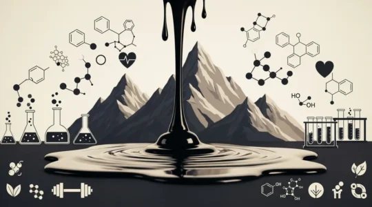 Resine shilajit pure sur montagnes, risques metaux lourds musculation