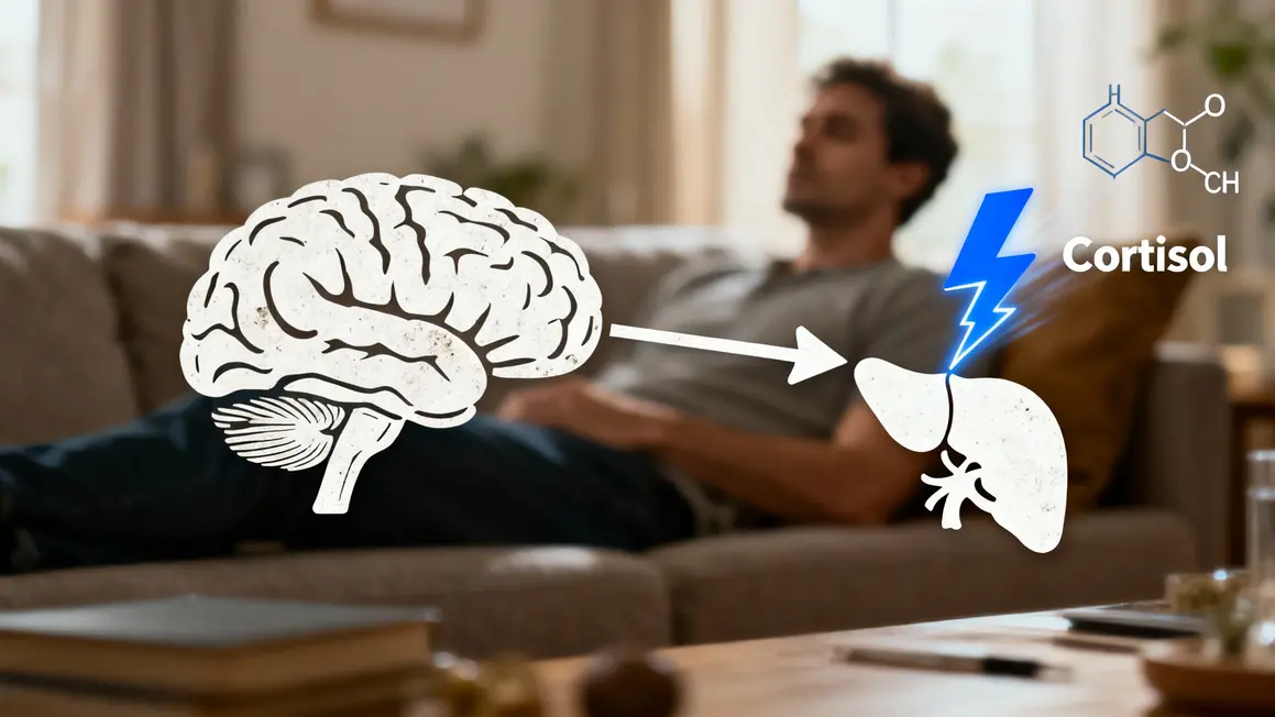 shilajit stress organisme schema silhouette cortisol