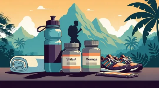 Image comparative shilajit moringa pour sportifs