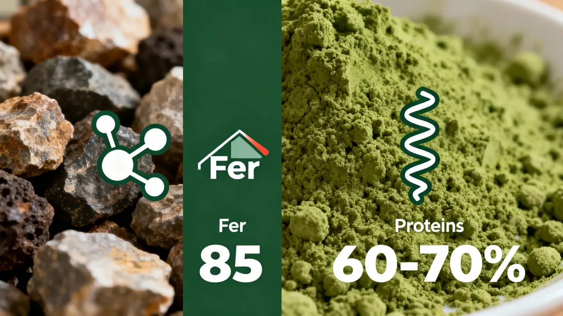 comparatif actifs nutritionnels shilajit spiruline