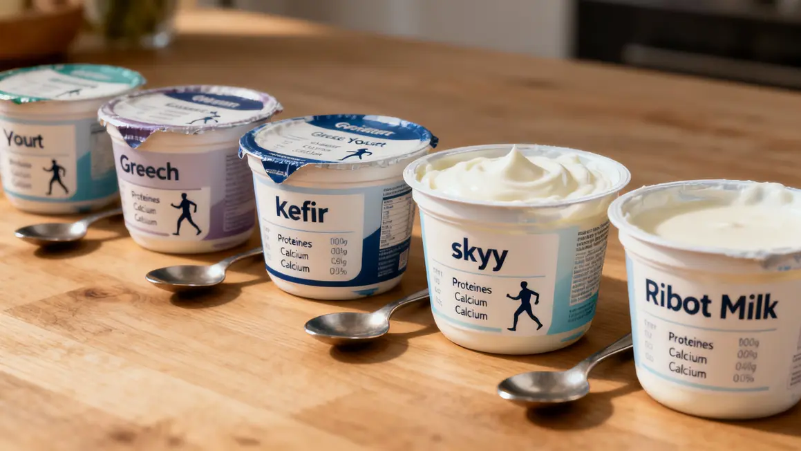 Pots yaourt grec, kéfir, skyr macros nutrition musculation