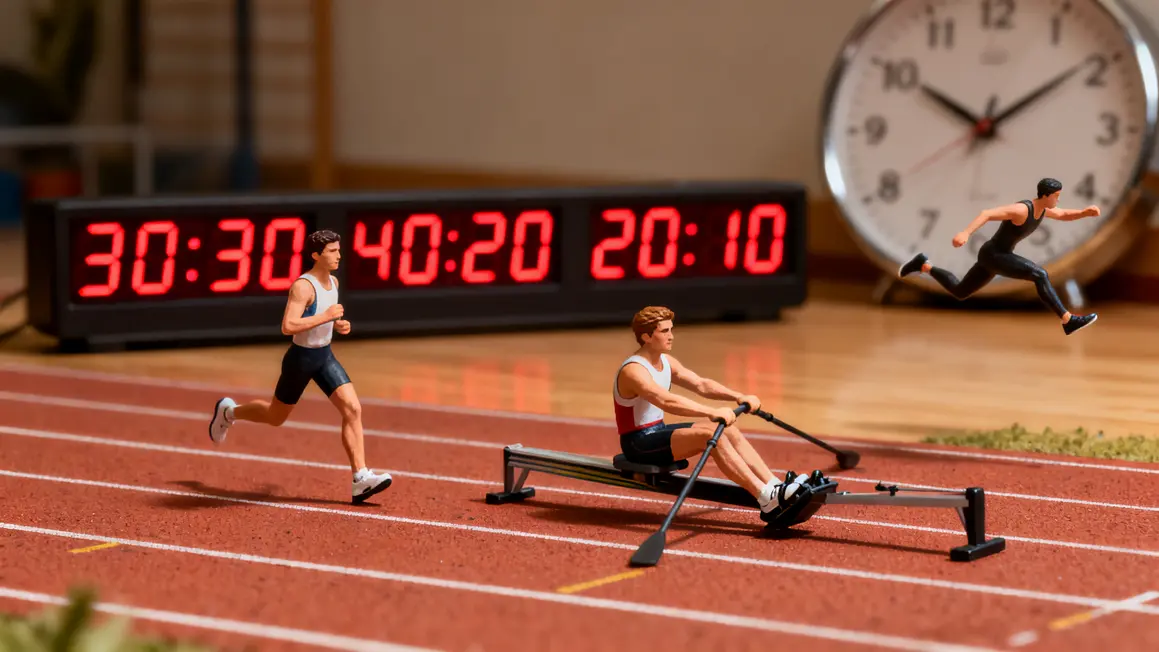 bases HIIT alternance effort récupération timer