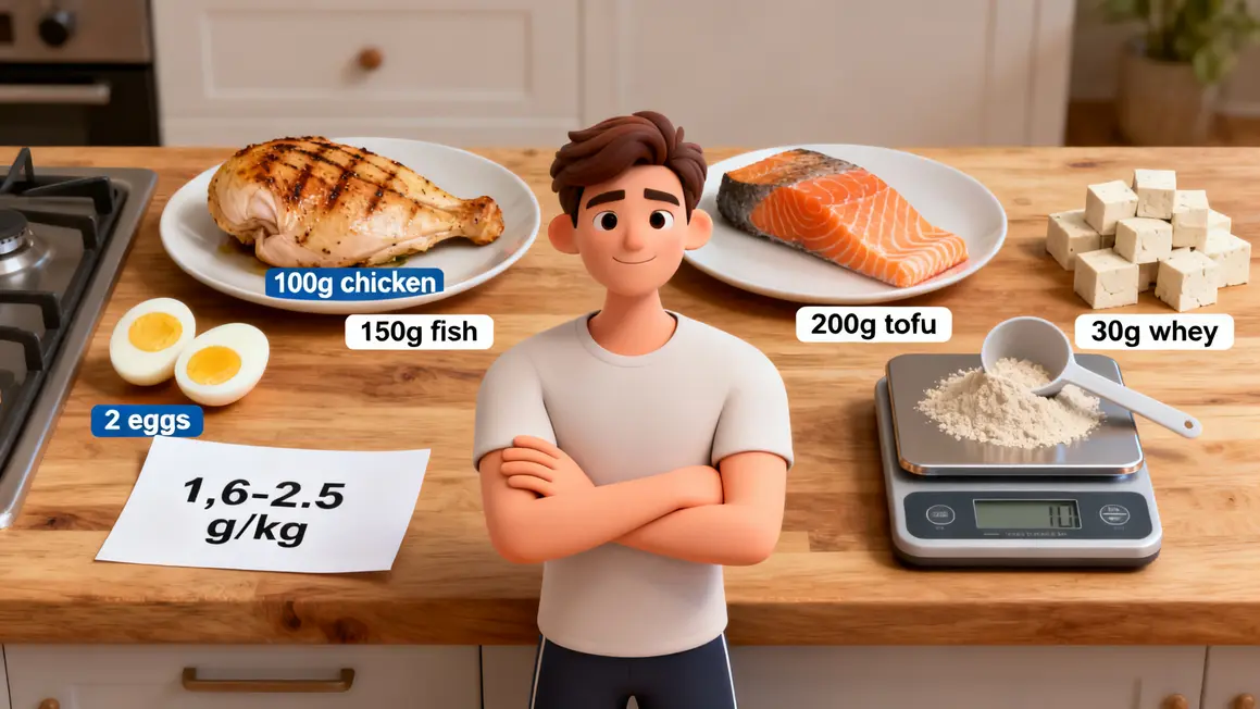 tableau aliments portions dosage proteines en seche