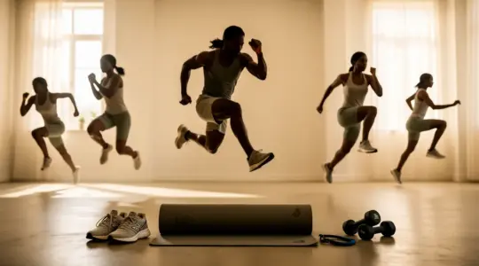 image cardio HIIT pas cher en interieur