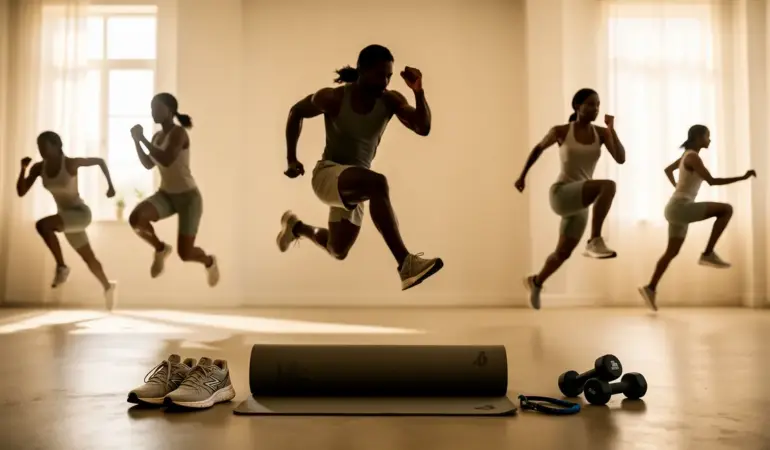 image cardio HIIT pas cher en interieur