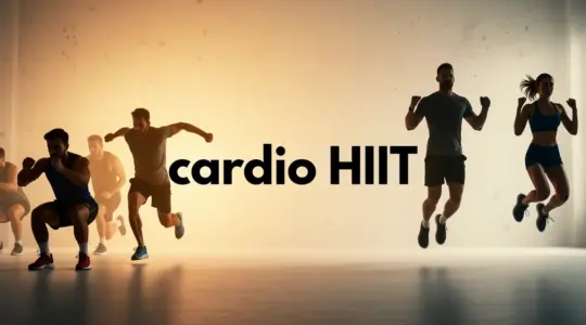 cardio HIIT silhouettes sport burpees jumping jacks