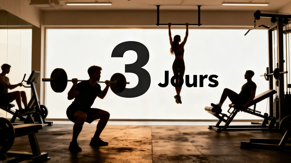 Exercices squat tractions presse developpe full body