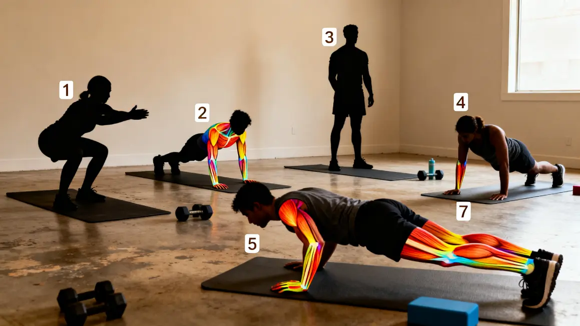 debutant musculation full body exercices groupes musculaires