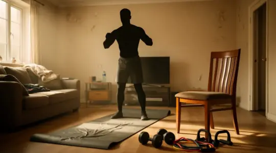 programme full body debutant à la maison avec matériel minimal
