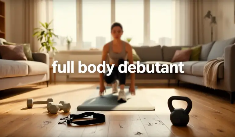 musculation full body debutant equipement minimal domicile