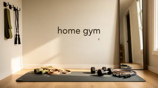 home gym compact budget organise