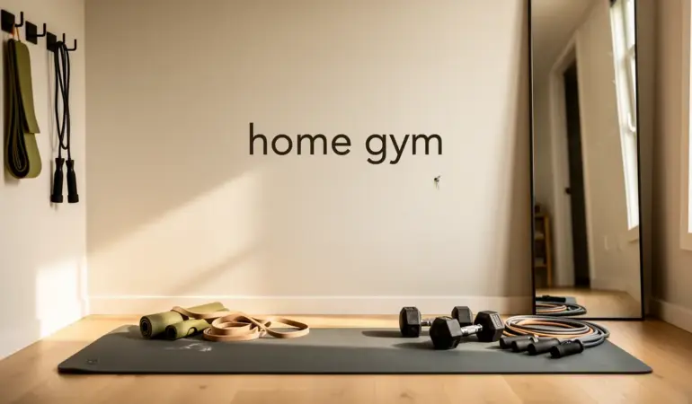 home gym compact budget organise