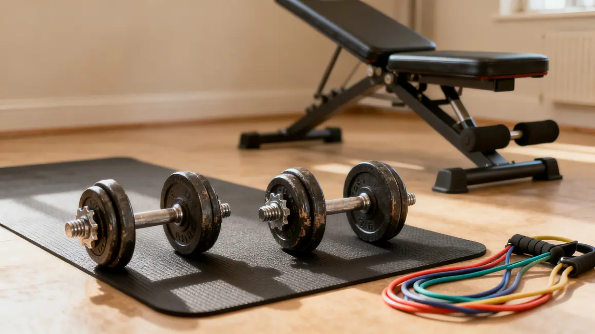 équipement musculation home gym débutant