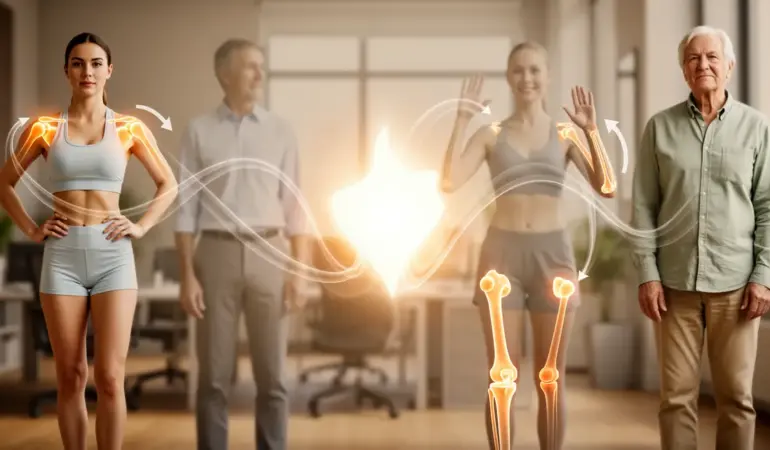 mobilite articulaire articulations en mouvement