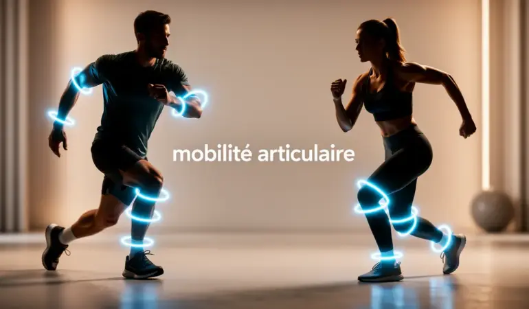 Mobilite articulaire homme femme cernes lumineux