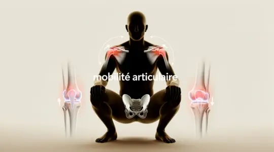 mobilite articulaire squat profond avec genoux hanches epaules