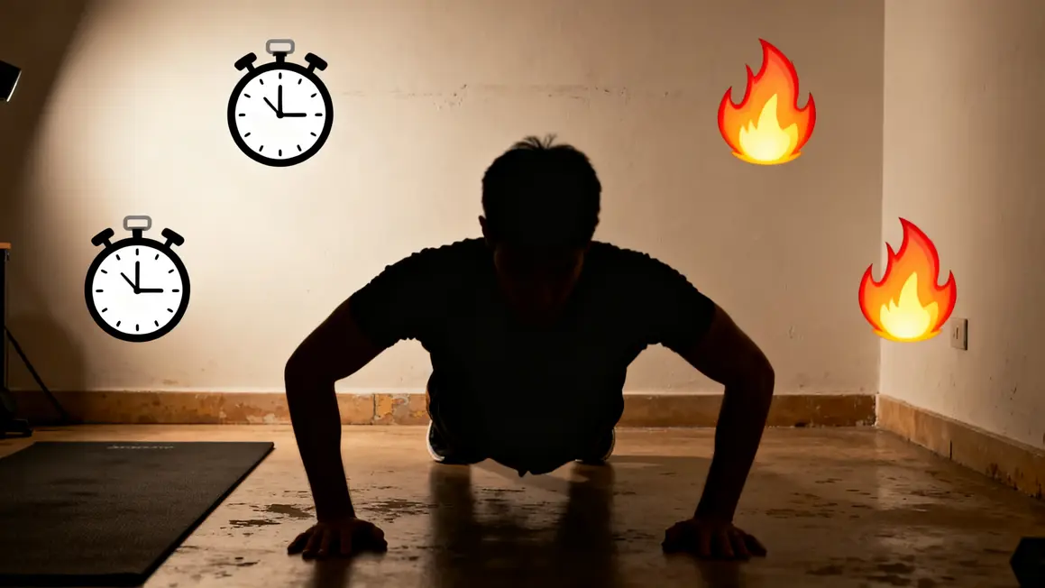 silhouette mountain climbers effort cardio HIIT
