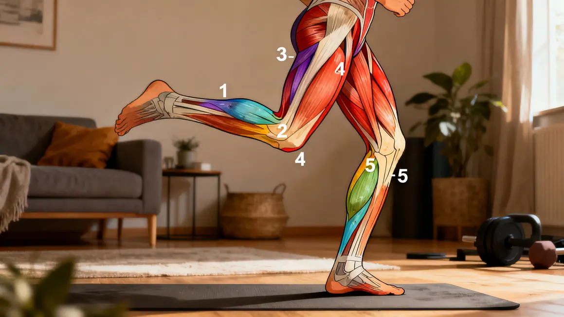 muscles jambes quadriceps ischio fessiers mollets adducteurs