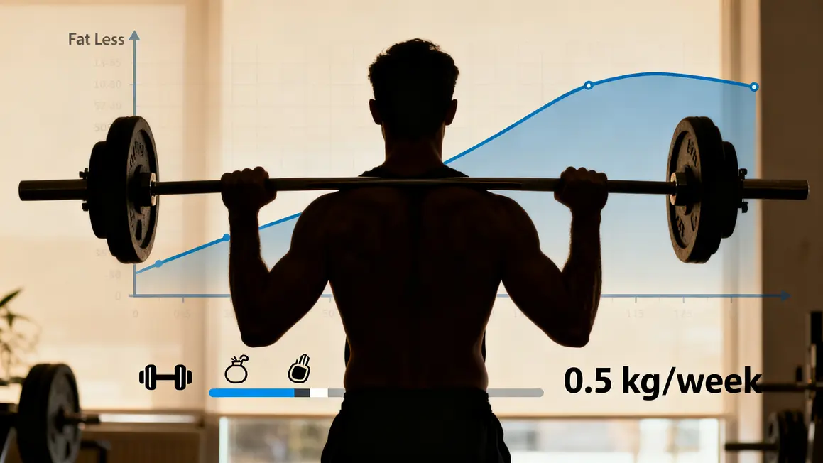 sèche musculation déficit calories préservation muscle
