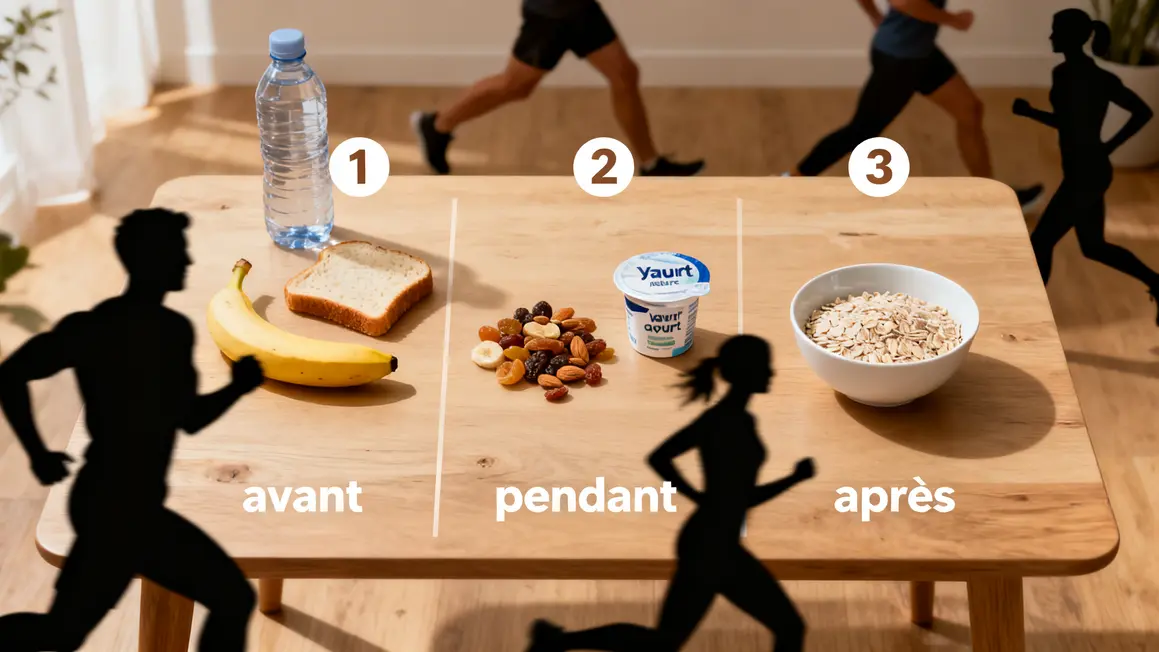 repas nutrition sportive 2026 avant pendant apres entrainement