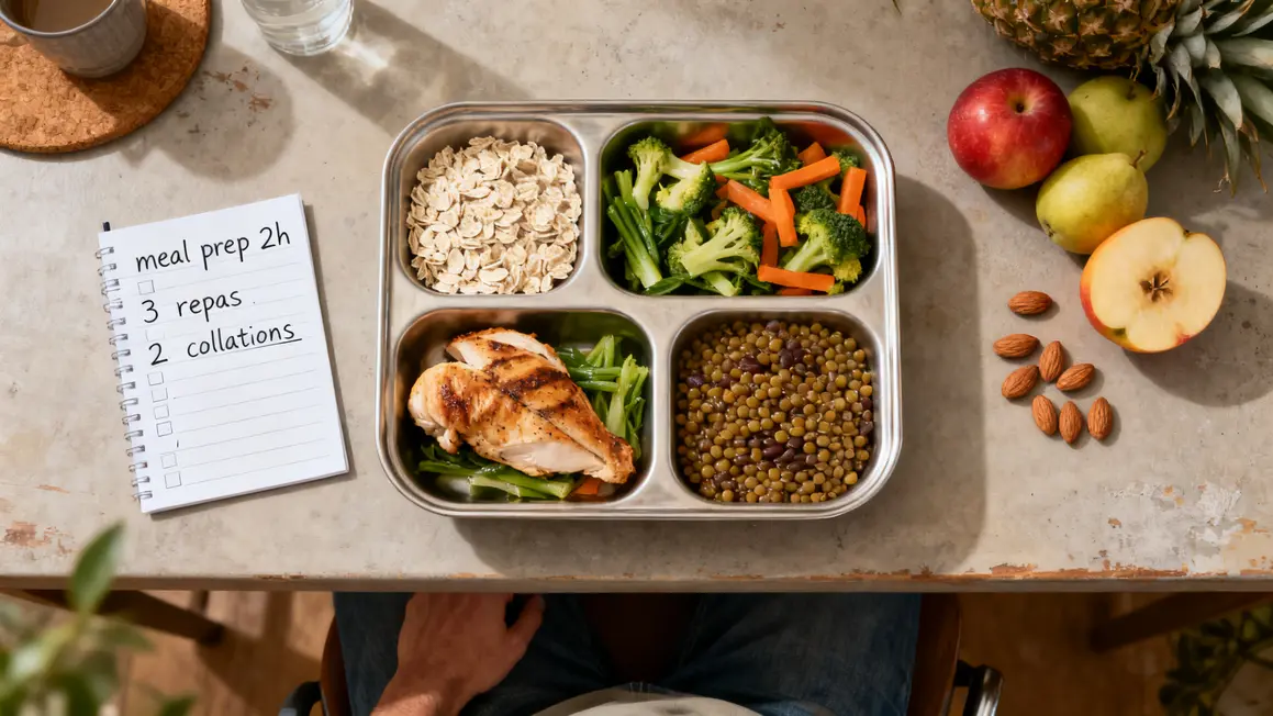 nutrition sportive organisation repas meal prep budget