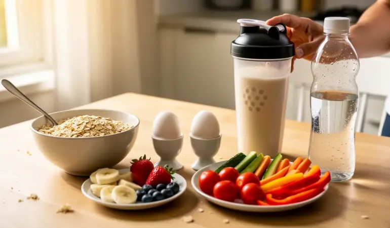 repas sportif table nutrition sportive