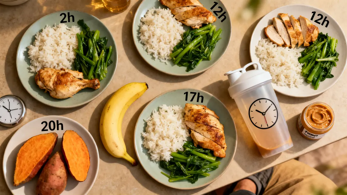 structurer repas nutrition sportive horaires