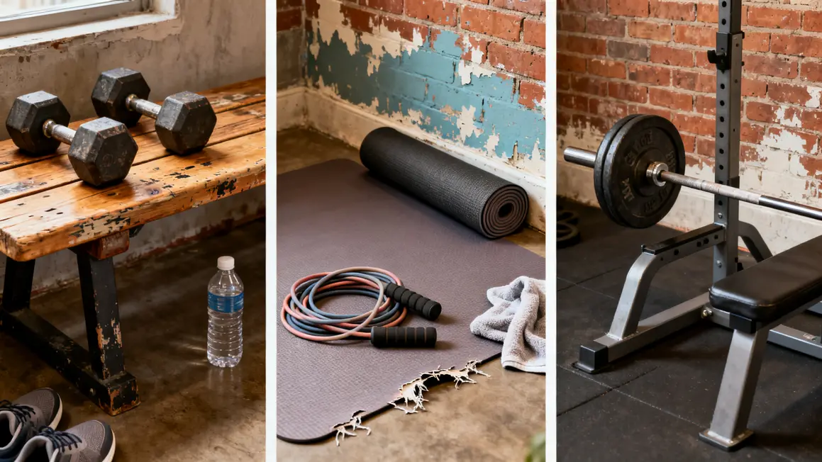 objectifs prise muscle perte poids équipements home gym
