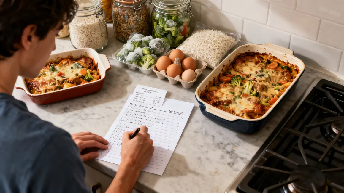 organisation astuces nutrition sportive budget batch cooking vrac