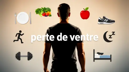 perte de ventre posture droite icones