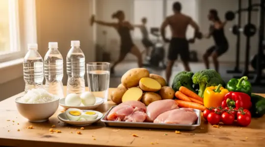 plan repas sportif pas cher aliments bruts et nutrition