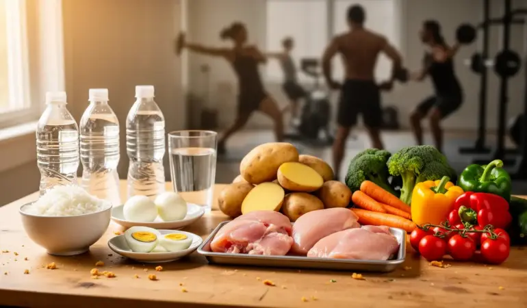 plan repas sportif pas cher aliments bruts et nutrition
