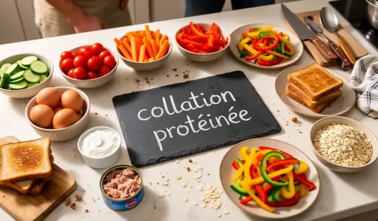apercu aliments collation proteinee budget