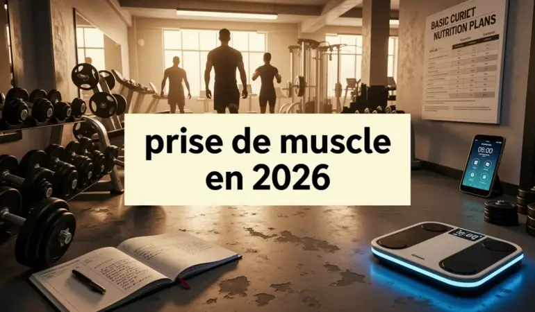 prise de muscle en 2026 salle haltères et outils connectés