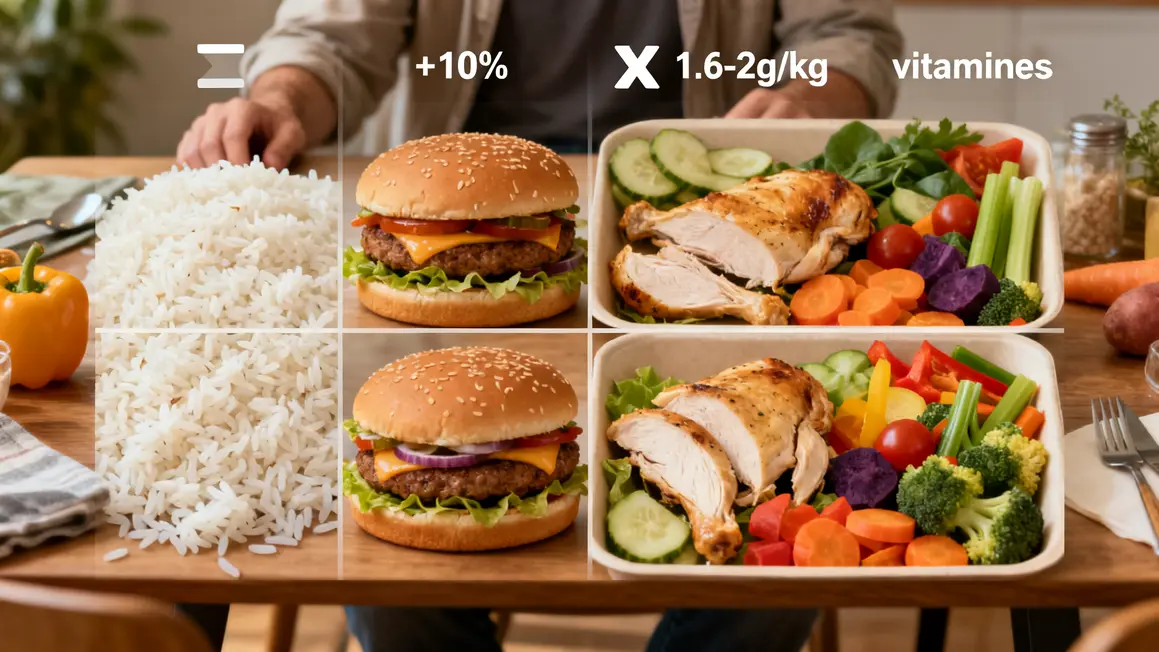 Table prise de muscle erreurs nutrition et corrections
