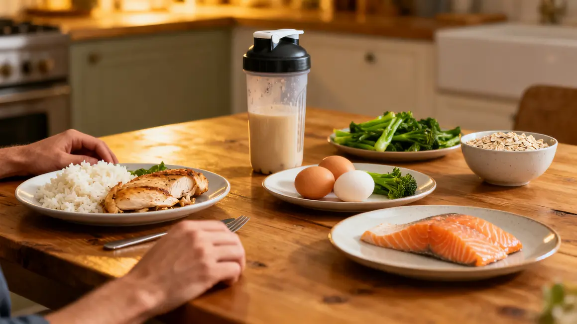nutrition musculation assiettes proteines glucides lipides