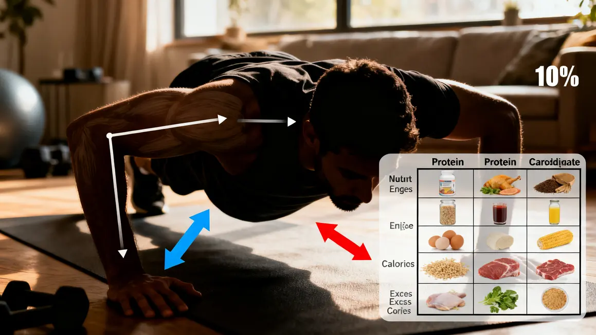 Prise de muscle fondamentaux pompes et nutrition