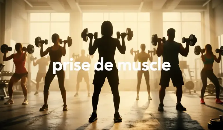 Personnes diverses s'entraînent prise de muscle atmosphère dynamique