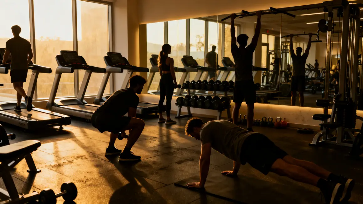Exercices full body debutant musculation salle fitness
