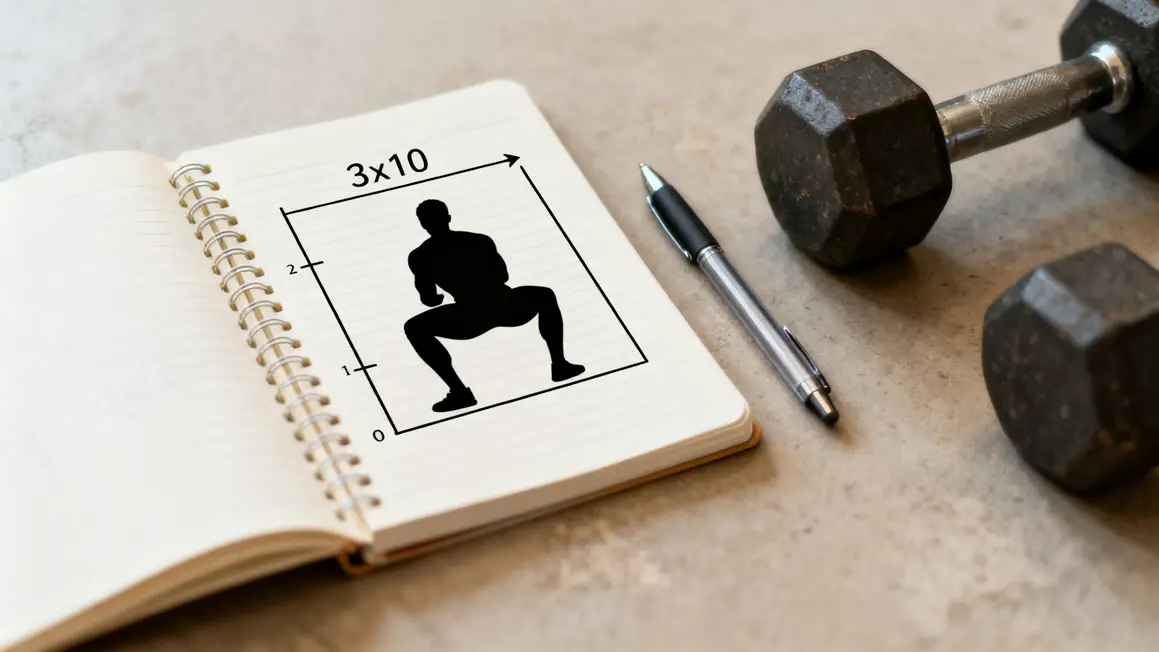 programme jambes carnet notes squat séries musculation