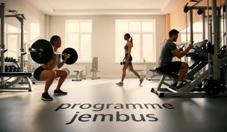 programme jambes salle sport squats presse fentes