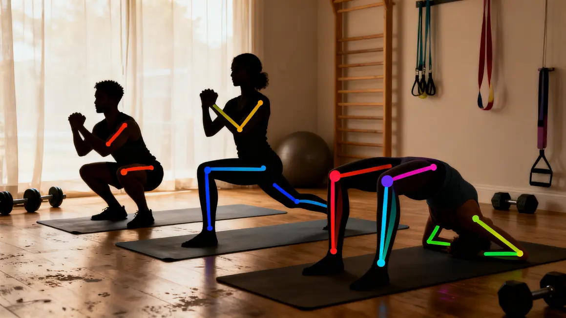 programme jambes squats fentes bande haltere maison