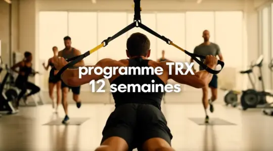 personnage s'entraine trx salle dynamique